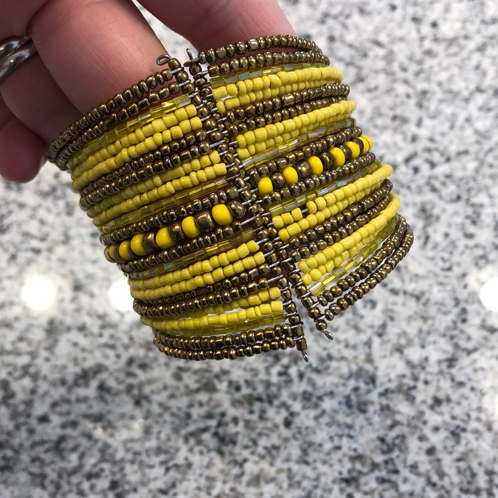 Beautiful beaded wrap bracelet